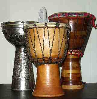 three hand drums