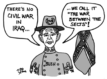 Bush as Confederate General